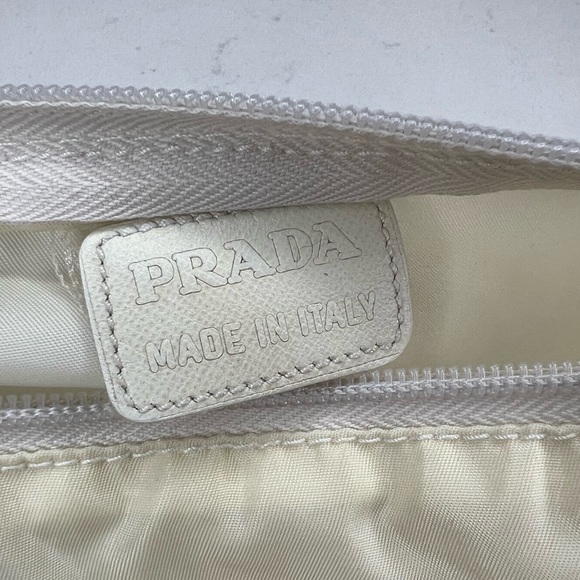 Prada Tessuto nylon crossbody bag in Ecru - Picture 6 of 13